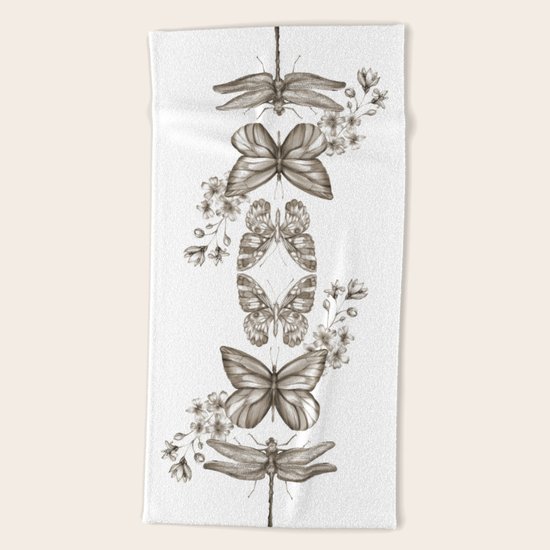 Vintage Science Beach Towel