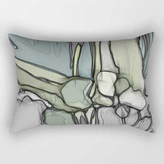 Canyon rocks series No. 3 of 10 Rectangular Pillow