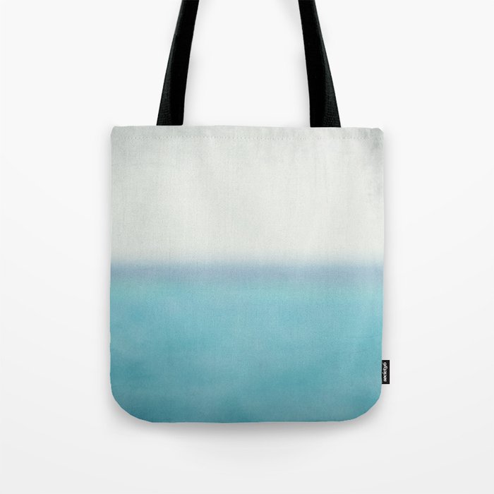 Horizontal Misty Ocean Tote Bag by mingtaphotography | Society6