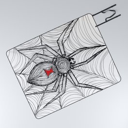 Geometrical Spider Picnic Blanket