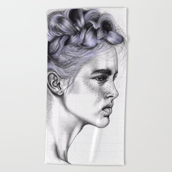 Snow Queen Beach Towel