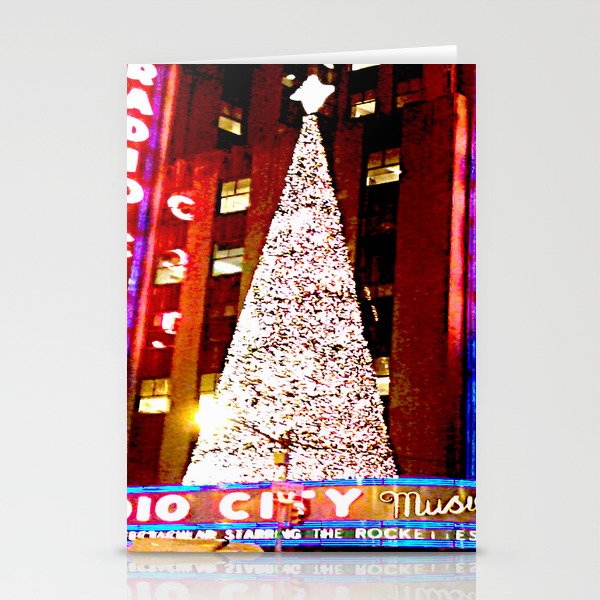 Radio City Music Hall Tree 2 Stationery Cards