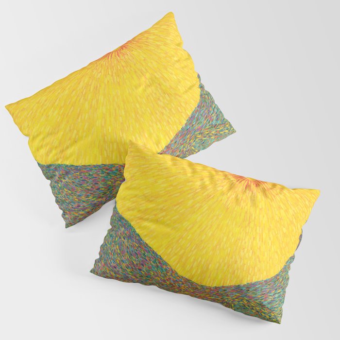 Here Comes the Sun - Van Gogh impressionist abstract Pillow Sham