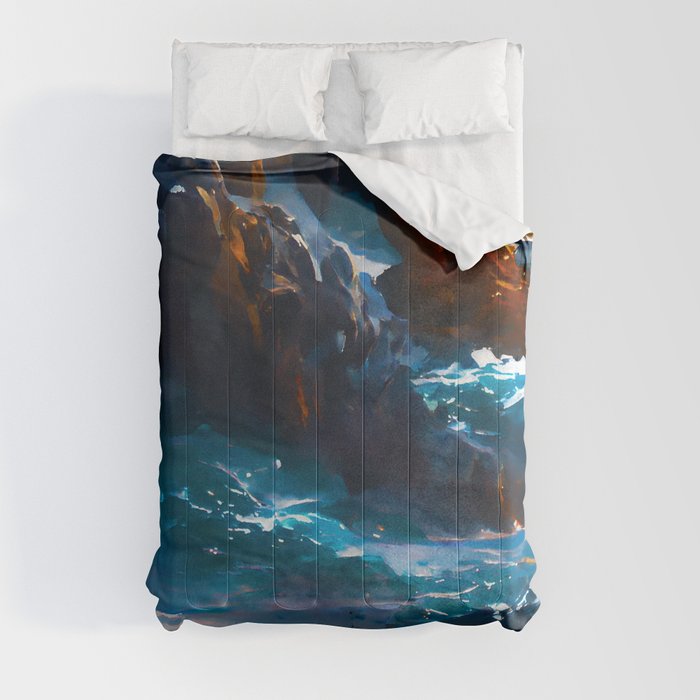 Stormy Ocean Comforter