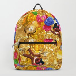 The Man Who Loves to Swim in Melted Bitcoins Backpack