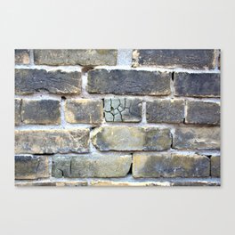 Cracked Brick Wall Soft Grunge Canvas Print