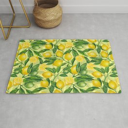 Lemon branches Area & Throw Rug