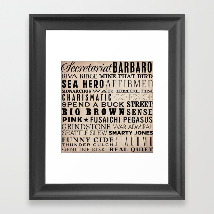 Kentucky Derby By Stephen Fowler Framed Art Print Kentucky Derby By Stephen Fowler Framed Art Print