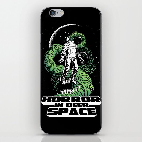 Horror In Deep Space iPhone Skin