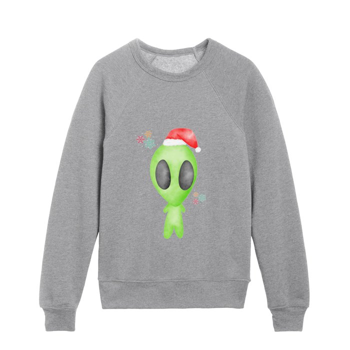 Alien's Christmas Kids Crewneck