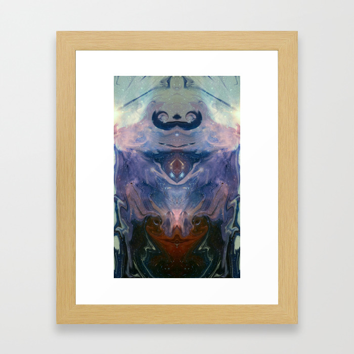 Galactic High Priestess Framed Art Print By Kleearts Society6