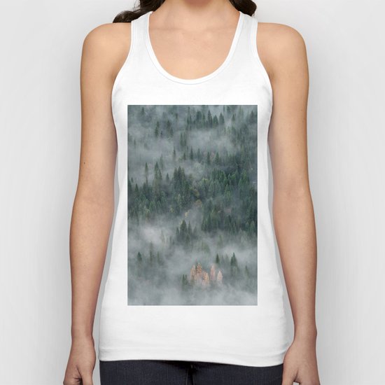Woods landscape Unisex Tank Top