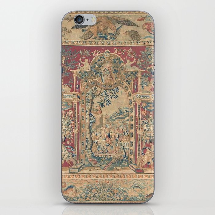 Antique Antwerp Grotesques Tapestry 16th Century  iPhone Skin