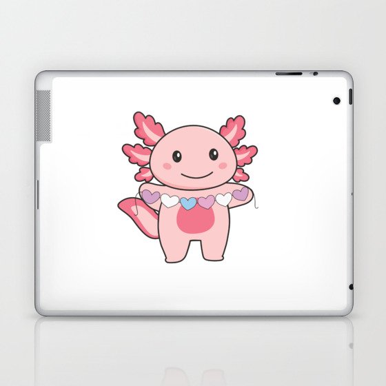 Intersex Flag Non Intersex Pride Lgbtq Axolotl Laptop & iPad Skin