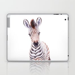 Little Zebra, Safari Baby Animals, Cute Nursery Animals Kids Room Playroom Decor Laptop & iPad Skin