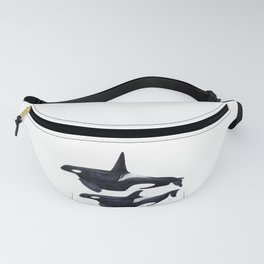 Orca male and female Fanny Pack