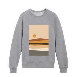 Abstract Landscape 27B Kids Crewneck