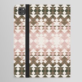 Small diamond ombre pattern – Pink iPad Folio Case