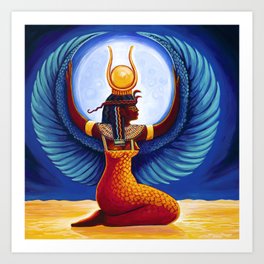 Isis Egyptian Goddess Art Print