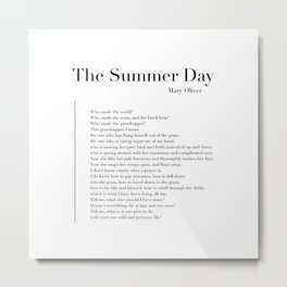 The Summer Day Metal Print