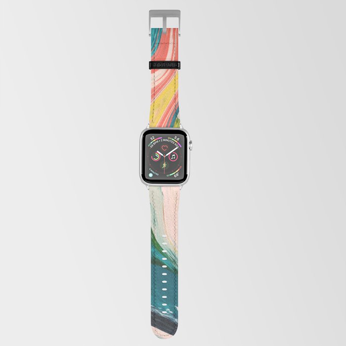 Revival: A colorful retro painting by Alyssa Hamilton Art   Apple Watch Band