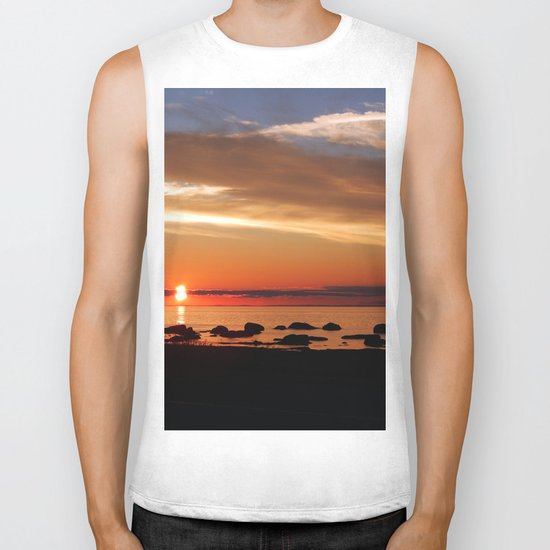 Cruising into the Sunset Biker Tank