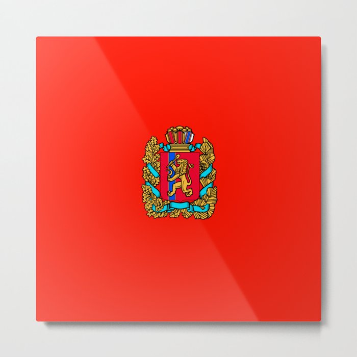 flag of Krasnoyarsk Metal Print