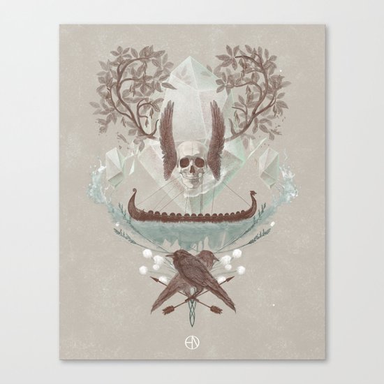 Ghosts of Scandinavia. Iceland. Canvas Print