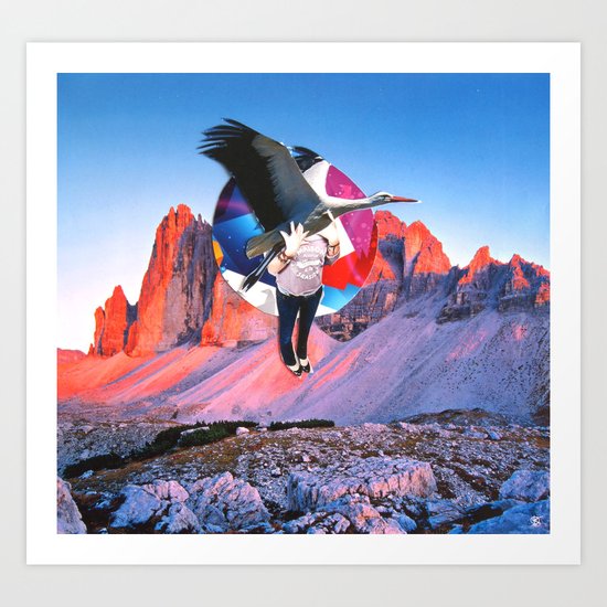 Surreala Alpina 1 Art Print