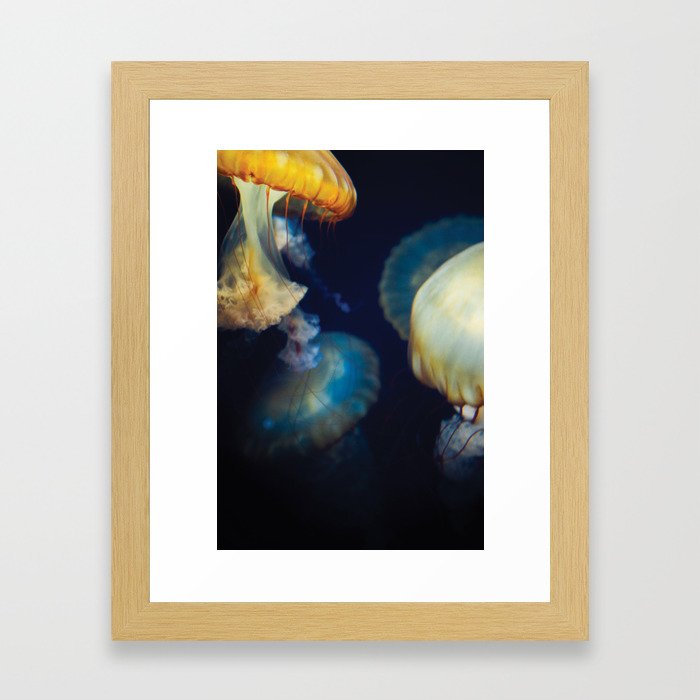 Dancing Jellyfish Framed Art Print