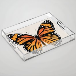 Monarch Butterfly | Vintage Butterfly | Acrylic Tray