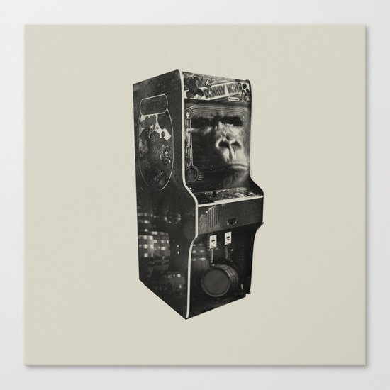 DONKEY KONG ARCADE MACHINE Canvas Print