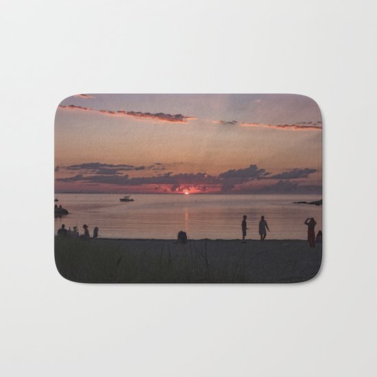 Sunset at the Beach Bath Mat