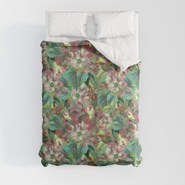 Multicolor Modern Floral Garden Comforter
