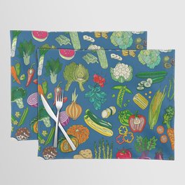 Vegetable Paradise by Night Placemat