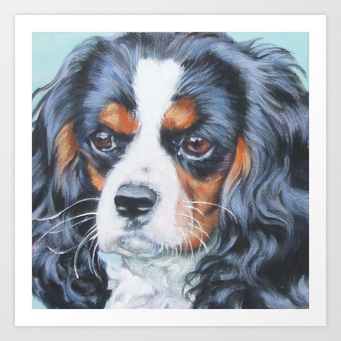 tri colour cavalier king charles spaniel