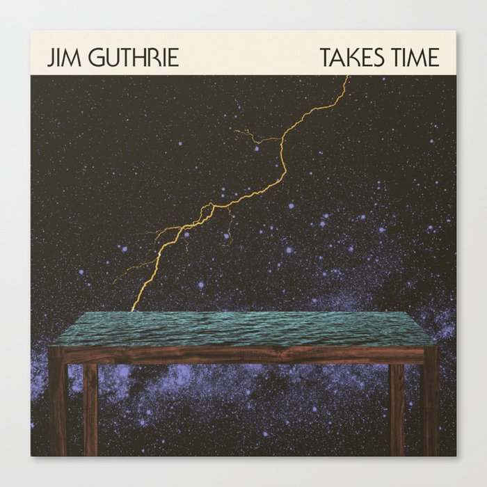 Jim Guthrie Takes Time Album Cover Canvas Print