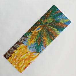 Palm Tree with Costa Rican Sunset Yoga Mat