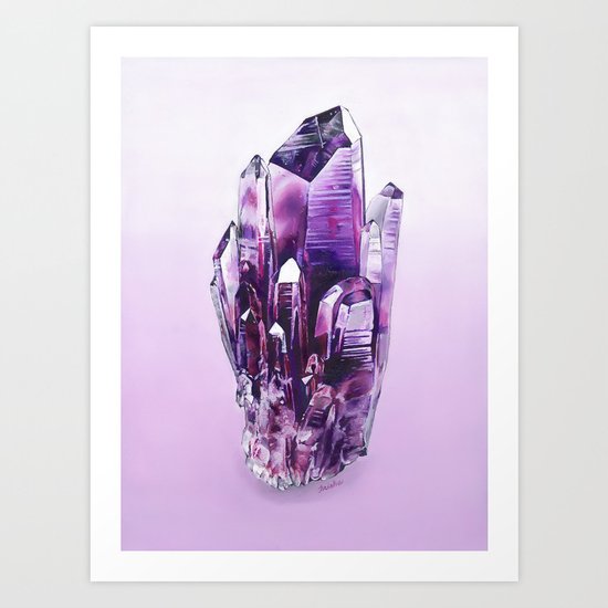 Amethyst Art Print