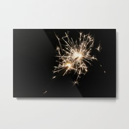 Sparklers on New Year's Eve Metal Print | New, 31St, Sparkler, Years, Nye, Year, Fireworks, Celebration, Holiday, December 