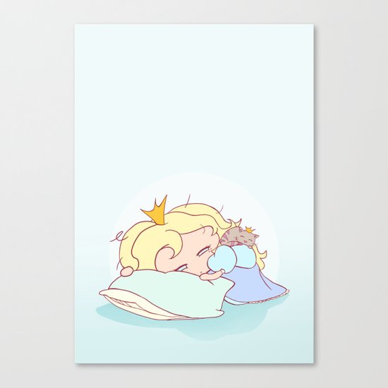 Lil Princess Nap Time Canvas Print