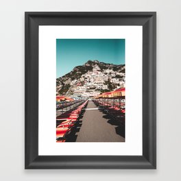 Positano Amalfi Coast Italy Framed Art Print