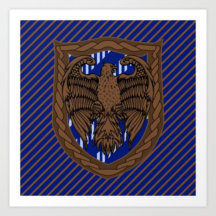 HP Ravenclaw House Crest Wall Clock by Liz's Life of Lemons