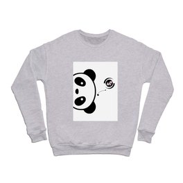 Little Panda: Hi! Crewneck Sweatshirt