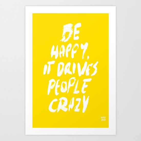 Happy Art Print