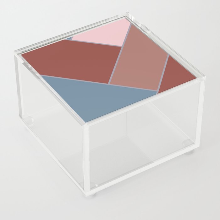 Retro Mountains Acrylic Box