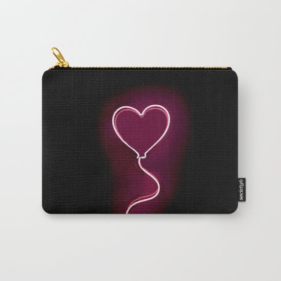 Balloon Heart (Neon) Carry-All Pouch