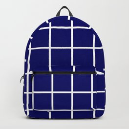 dark blue cube Backpack