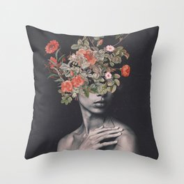 Blooming 7 Throw Pillow