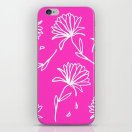 Boho flower iPhone Skin